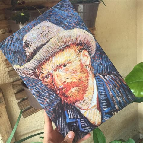 Quadro Decorativo Tela Vincent Van Gogh Auto Retrato Chap U De