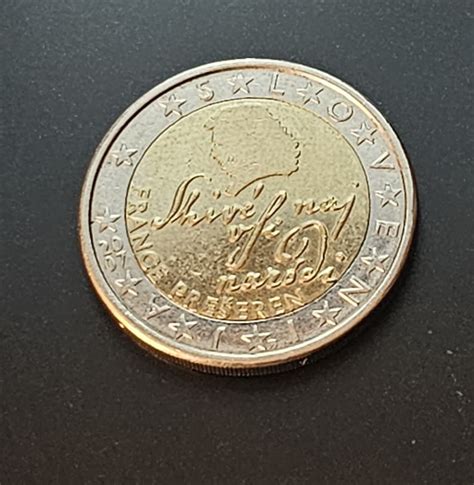 Rare Collectible Slovenia France Preseren Euro Coin Etsy