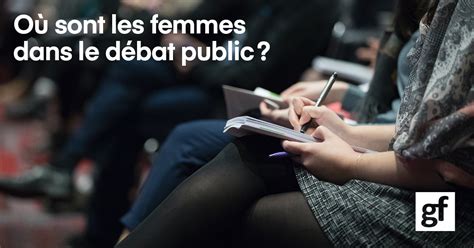 O Sont Les Femmes Dans Le D Bat Public