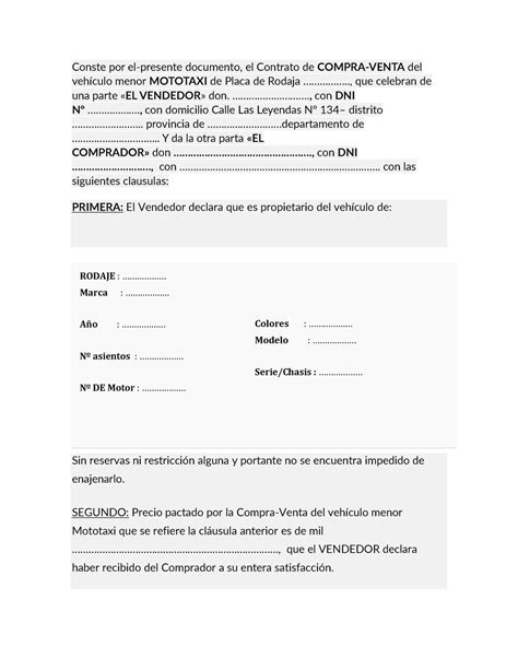 Conste Por El Contrato Conste Por El Presente Documento El Contrato