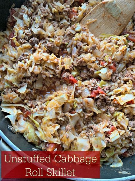 Unstuffed Cabbage Roll Skillet Cabbage Rolls In Minutes