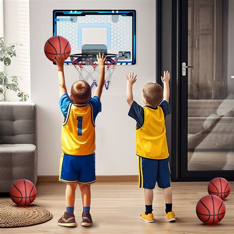 Huge Wave Kids Indoor Basketball Hoop, Mini Toys for Toddlers, Game ...