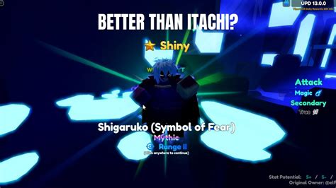 Evolving My Shiny Shigaraki In Anime Adventures Better Then Itachi