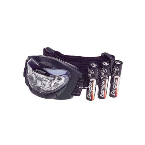 Lampe Frontale 3LED Headlight Energizer Piles Incluses