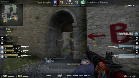 Cs Go Luminosity Fallen Incredible Cs Go Awp Shot At Esl One