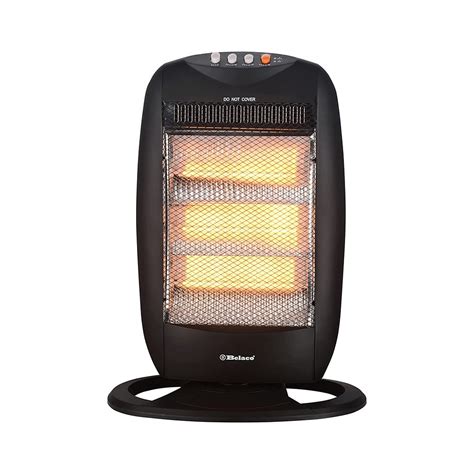 Belaco Halogen Electric Heater Portable Heater With Heat Settings