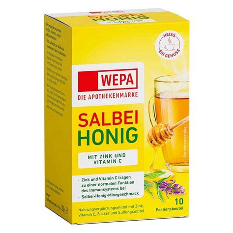 Wepa Salbei Honig Vitamin C Zink Pulver 10X10 G Bei APONEO Kaufen