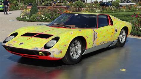 Lamborghini Miura Art Car With Layers Of Paint Concours D Elegance