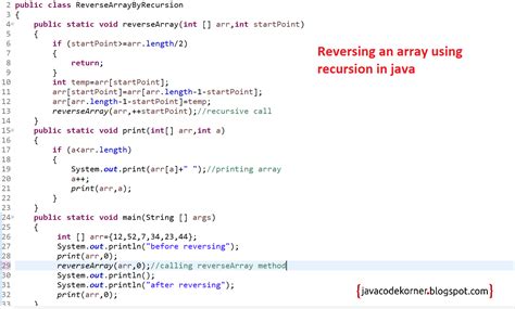 Reverse An Array In Java Methods With Examples Images