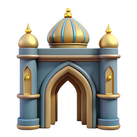 Cute 3d Of Arabian Islamic Gate 43216176 Png