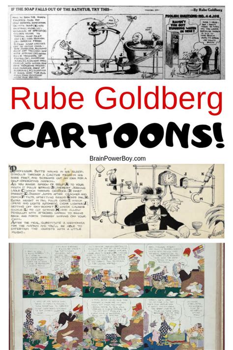 Rube Goldberg Cartoons: Take a Peek at His Drawings