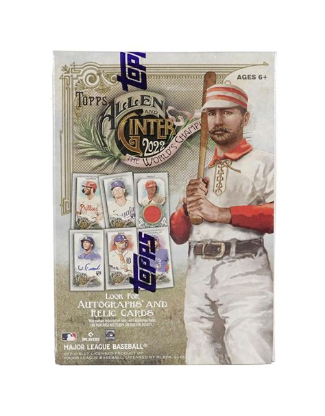 2022 Topps Allen And Ginter Baseball 8 Pack Blaster Box Da Card World