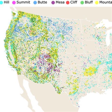 United States Caves Map