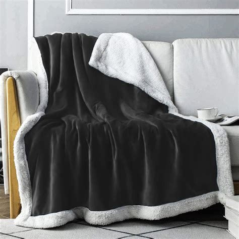 Everlasting Comfort Coperta In Pile Sherpa Double Face Calda Spessa