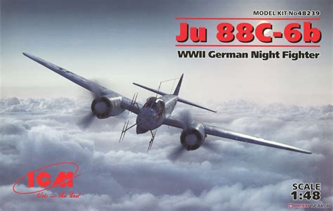 Ju C B Wwii German Night Fighter Plastic Model Package