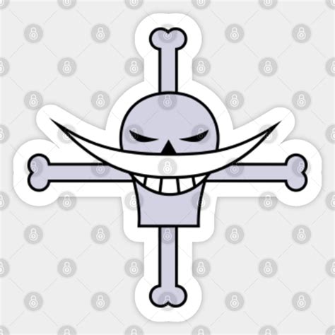 Ace Whitebeard Pirates - One Piece - Sticker | TeePublic