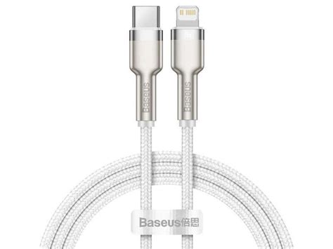 Baseus Metal Usb C Type C Naar Lightning Pd Kabel W M Wit Polen