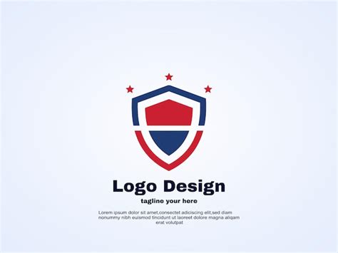 Premium Vector Vector American Shield Logo Design Illustration