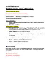 Assessment Guidelines Bsbcrt Docx Assessment Guidelines