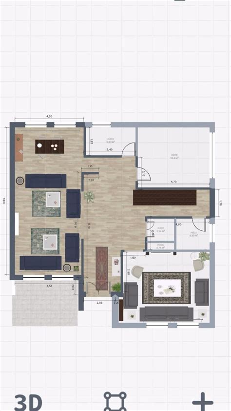 Villa plan 3D | Villa plan, Floor plans, How to plan