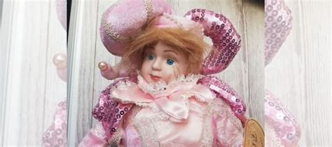 Кукла фарфоровая заводная музыкальная арлекино купить в Краснодаре ...