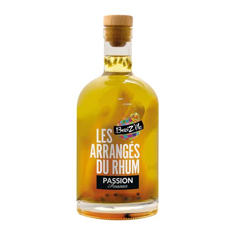 Breiz île Rhum arrangé Passion ananas 28 Klac spiritueux cocktails