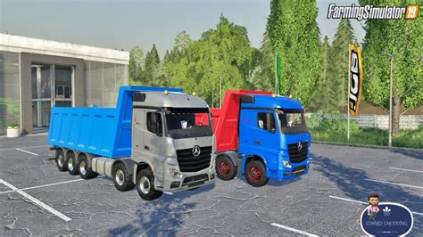 Mercedes Benz Actros Tipper Truck V10 For Fs19