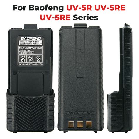 3800mAh Battery For BaoFeng UV 5R UV 5RB UV 5RE UV 5RE UV 5RA BF F8