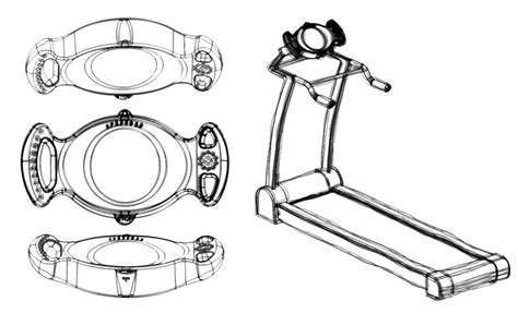 Treadmill Sketch at PaintingValley.com | Explore collection of ...