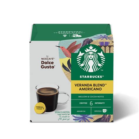 Starbucks Veranda Blend Americano By NESCAFE DOLCE GUSTO Blonde Roast