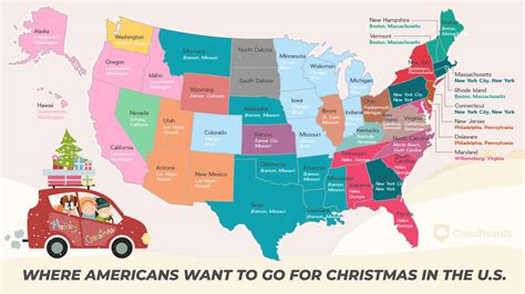 Most Popular Holiday Travel Destinations for Every State, Ranked ...