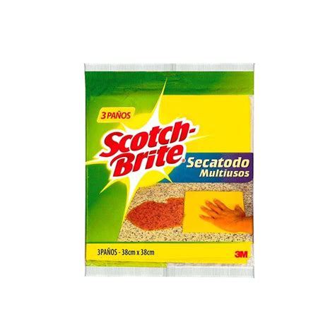 Paño Scotch Brite Secatodo Multiuso X 3