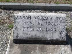 Aaron Moses Elton 1923 1937 Mémorial Find a Grave