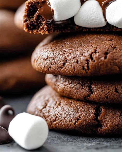 Marshmallow Surprise Hot Cocoa Cookies