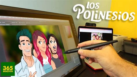 Como Dibujar A Los Polinesios En Digital Nuevo Reto De 365 Bocetos Youtube