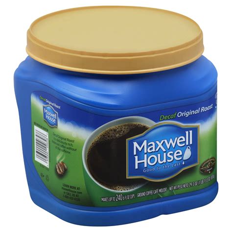 Maxwell House Ground Coffee Decaf Original Roast 293 Oz