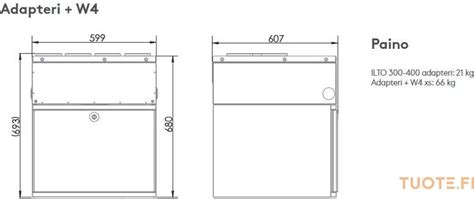 Swegon Saneerausadapteri CASA ILTO 300 400 W4 Oikea Swegon