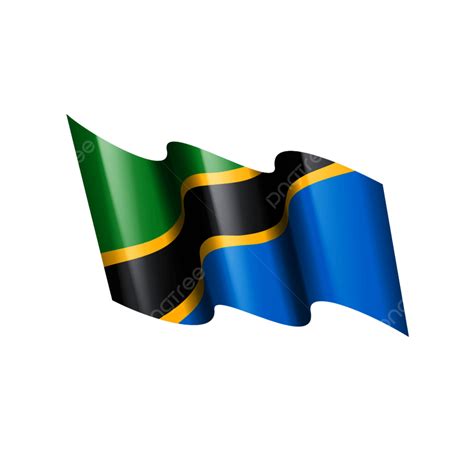 Tanzania Flag Clipart Vector Tanzania National Flag Vector