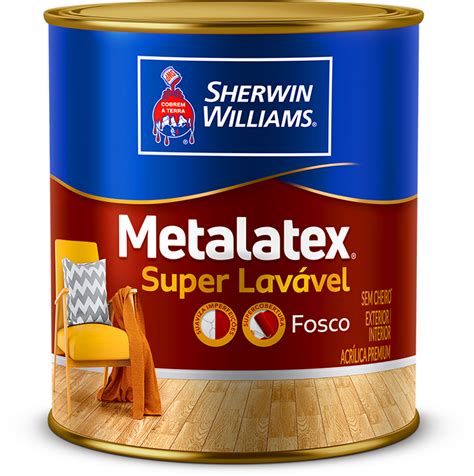 Metalátex Super Lavável Fosco Tintas Mais