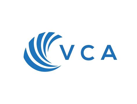 VCA letter logo design on white background. VCA creative circle letter logo concept. VCA letter ...