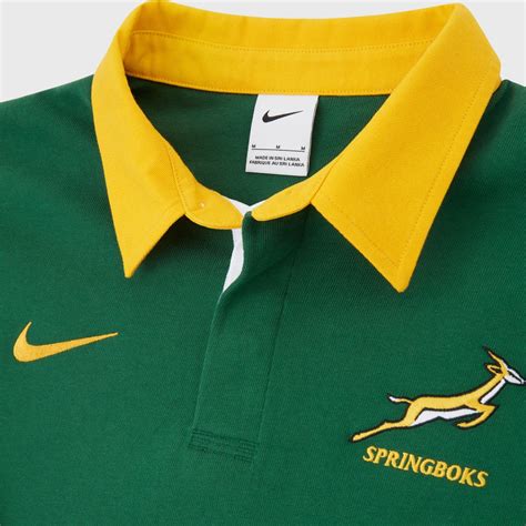 Nike Springboks Men's Long Sleeve Rugby Jersey 2023/24 – Rugbystuff.com | Rugby Boots, Rugby ...