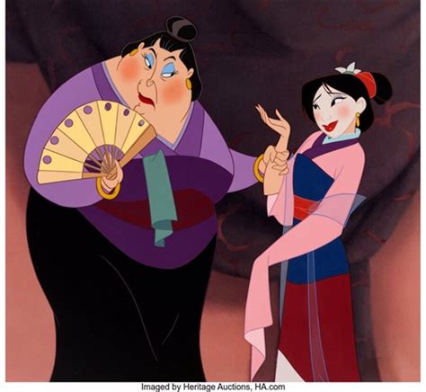 Mulan Fa Mulan and the Matchmaker Employee Cel 105 Walt Disney, 1998 ...