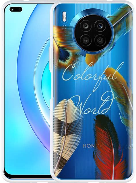 Hoesje Geschikt Voor Honor 50 Lite Feathers World Bol