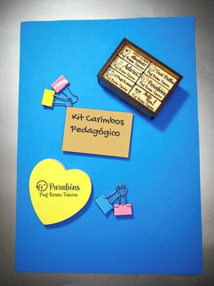 Carimbo Pedagógico Personalizado Elo7 Produtos Especiais