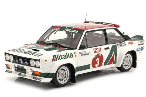 Fiat Abarth Ganador Rally Lakes Alen Kivimaki Kyosho