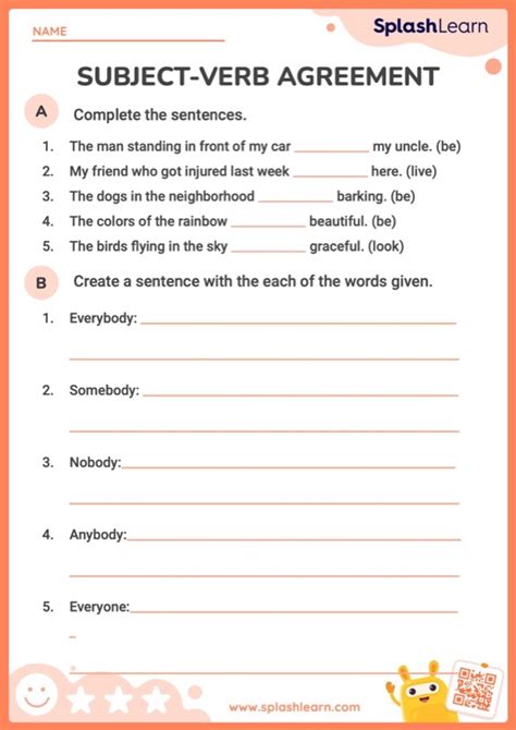 Free 3rd Grade Subject Verb Agreement Worksheet Download Free 3rd Grade Subject Verb Agreement