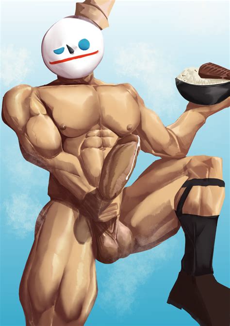 Rule 34 Balls Bara Big Penis Boner Erection Jack Box Jack In The Box Male Male Only Mascot