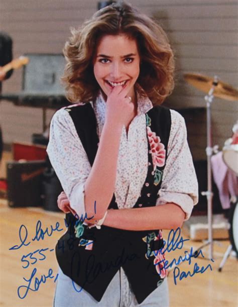 Claudia Wells Signed "Back to The Future" 11x14 Photo Inscribed "I Love ...