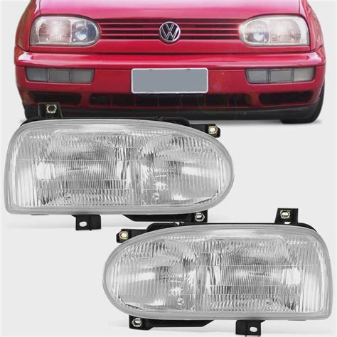 Farol Golf Mexicano Gti Glx 1995 1996 1997 1998 Foco Duplo Submarino