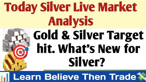 Silvermic Live Trade Analysis Commodity Trading Silver Update Commodity